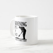 Tasse Drôle de Corps de Jardinage (Devant gauche)
