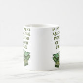 Tasse drôle de course de moto (Centre)