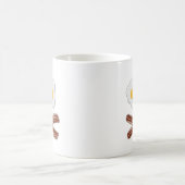 Tasse drôle de crâne d'œufs et de bacon (Centre)