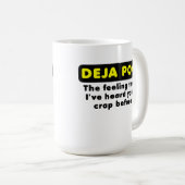 Tasse drôle de Deja Poo (Devant droit)