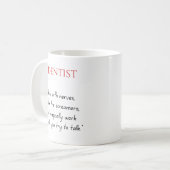 Tasse Drôle de Dentiste (Devant gauche)