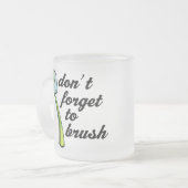 Tasse drôle de dentiste de brosse à dents (Devant gauche)