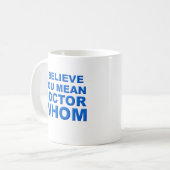 Tasse Drôle de Docteur Qui (Devant gauche)