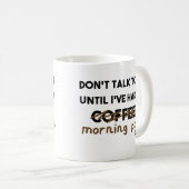 Tasse drôle de dunette de café (Devant droit)