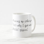 Tasse drôle de femme au foyer vintage (Devant droit)