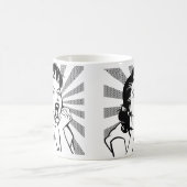 Tasse Drôle de Femme Frustrée qui Crie (Centre)