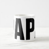 Tasse drôle de fête des pères pour la tasse de (Centre)