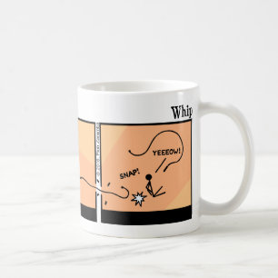 Tasse drôle de fouet de Stickman