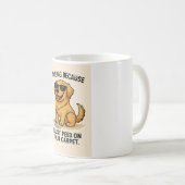 Tasse drôle de Golden Retriever  (Devant droit)