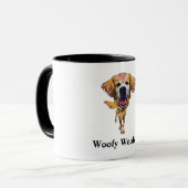 Tasse drôle de Golden Retriever (Devant gauche)