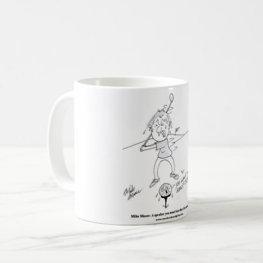 Tasse drôle de golf (Devant gauche)