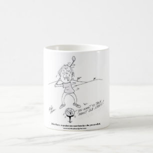 Tasse drôle de golf