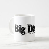 Tasse drôle de GRAND PAPA pour le blanc de papa (Devant gauche)