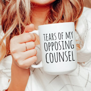 Tasse drôle de juriste pour les avocats et les étu