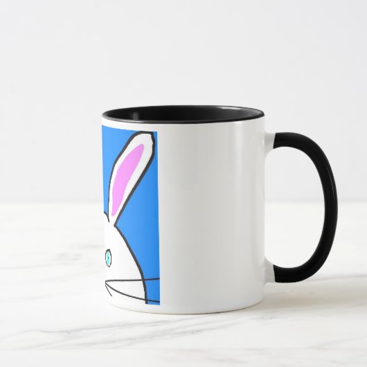 Tasse drôle de lapin (Droite)