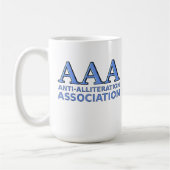 Tasse drôle de l'Association Anti-Allitération (Gauche)