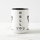 Tasse drôle de l'autruche Peekaboo (Centre)
