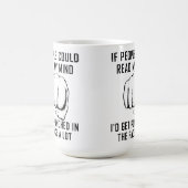 Tasse Drôle de Lecture dans les Esprits Punching (Centre)