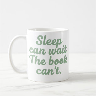 Tasse drôle de lecture 'Le sommeil peut attendre,