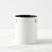 Tasse drôle de l'employé du mois travaillant depui (Centre)