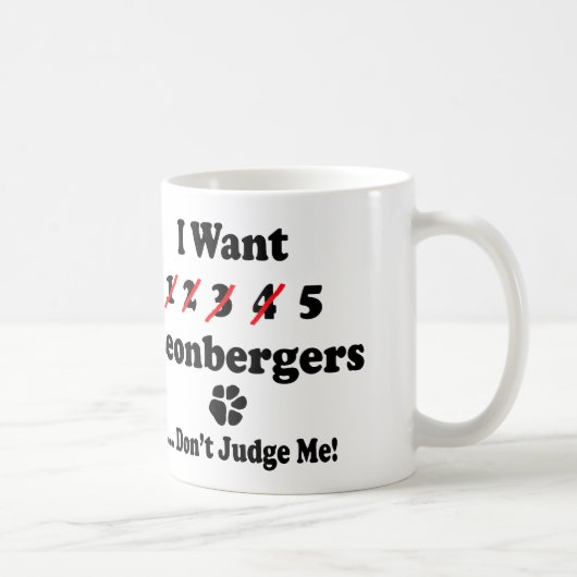 Tasse drôle de Leonberger (Droite)