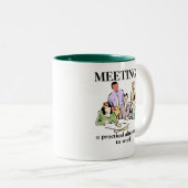 Tasse drôle de lieu de travail d'humour de bureau (Devant droit)