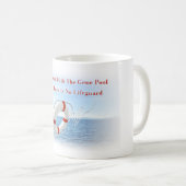 Tasse drôle de maître nageur de patrimoine (Devant droit)