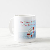 Tasse drôle de maître nageur de patrimoine (Devant gauche)