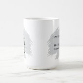 Tasse Drôle de Mal de Dos Alimenté par Café & Lido (Centre)