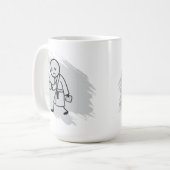 Tasse Drôle de Mal de Dos Alimenté par Café & Lido (Devant gauche)