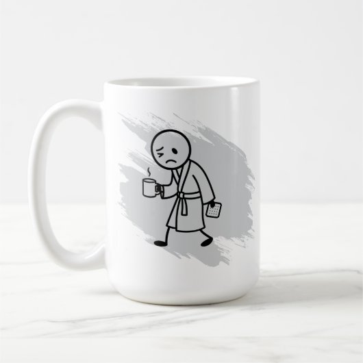 Tasse Drôle de Mal de Dos Alimenté par Café & Lido (Gauche)