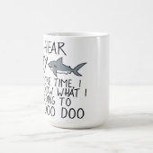 Tasse drôle de maman de requin de bébé (Centre)