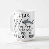 Tasse drôle de maman de requin de bébé (Devant gauche)