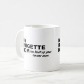Tasse drôle de maman de ringette (Devant gauche)