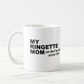 Tasse drôle de maman de ringette (Gauche)