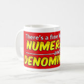 Tasse drôle de maths (Devant gauche)