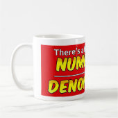Tasse drôle de maths (Gauche)