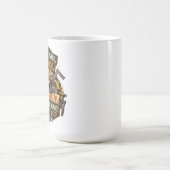 Tasse drôle de menuiserie Mesure deux fois Mug (Centre)