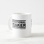 Tasse Drôle de Motivation à Force de Rabâchage (Devant gauche)