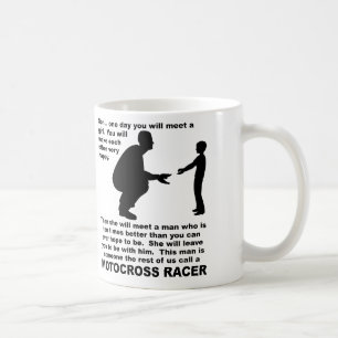 Tasse Drôle de Moto Cross Moto Tout Terrain Consei
