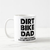 Tasse drôle de motocross de papa de vélo de saleté (Gauche)