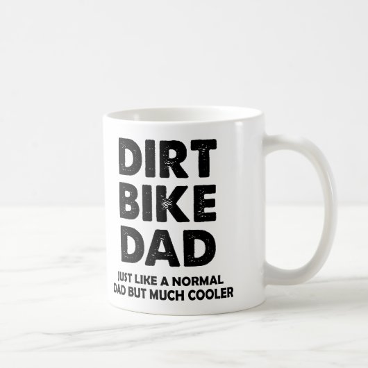 Tasse drôle de motocross de papa de vélo de saleté (Droite)