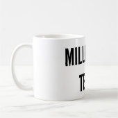 Tasse drôle de Noël de larmes millénaires (Gauche)