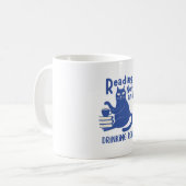 Tasse drôle de notes de lecture et de roast (Devant gauche)