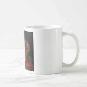Tasse drôle de nouveauté déteste lundi de chien