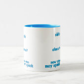 Tasse drôle de nouveauté shhh, presque, maintenant (Centre)