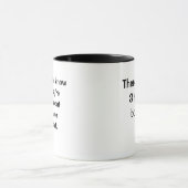 Tasse drôle de patron - citation profonde de (Centre)
