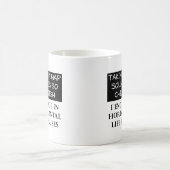 Tasse drôle de pauses horizontales (Centre)