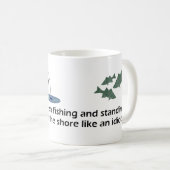 Tasse drôle de pêche (Devant droit)