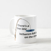 Tasse drôle de pêche (Devant gauche)